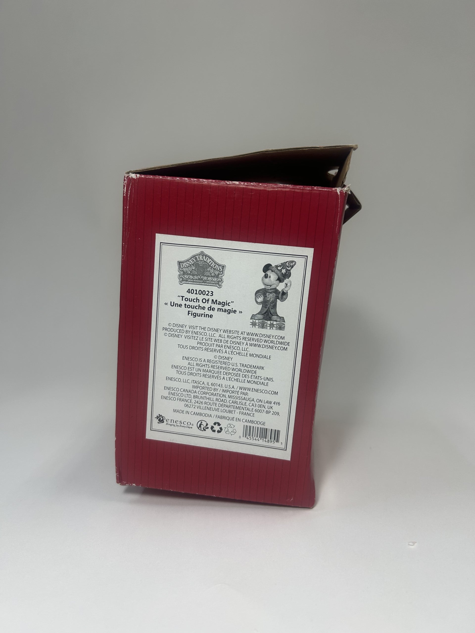 DAMAGED HAS BEEN FIXED + BOX DAMAGE - Touch of Magic - Sorcerer Mickey - Country N More Gifts