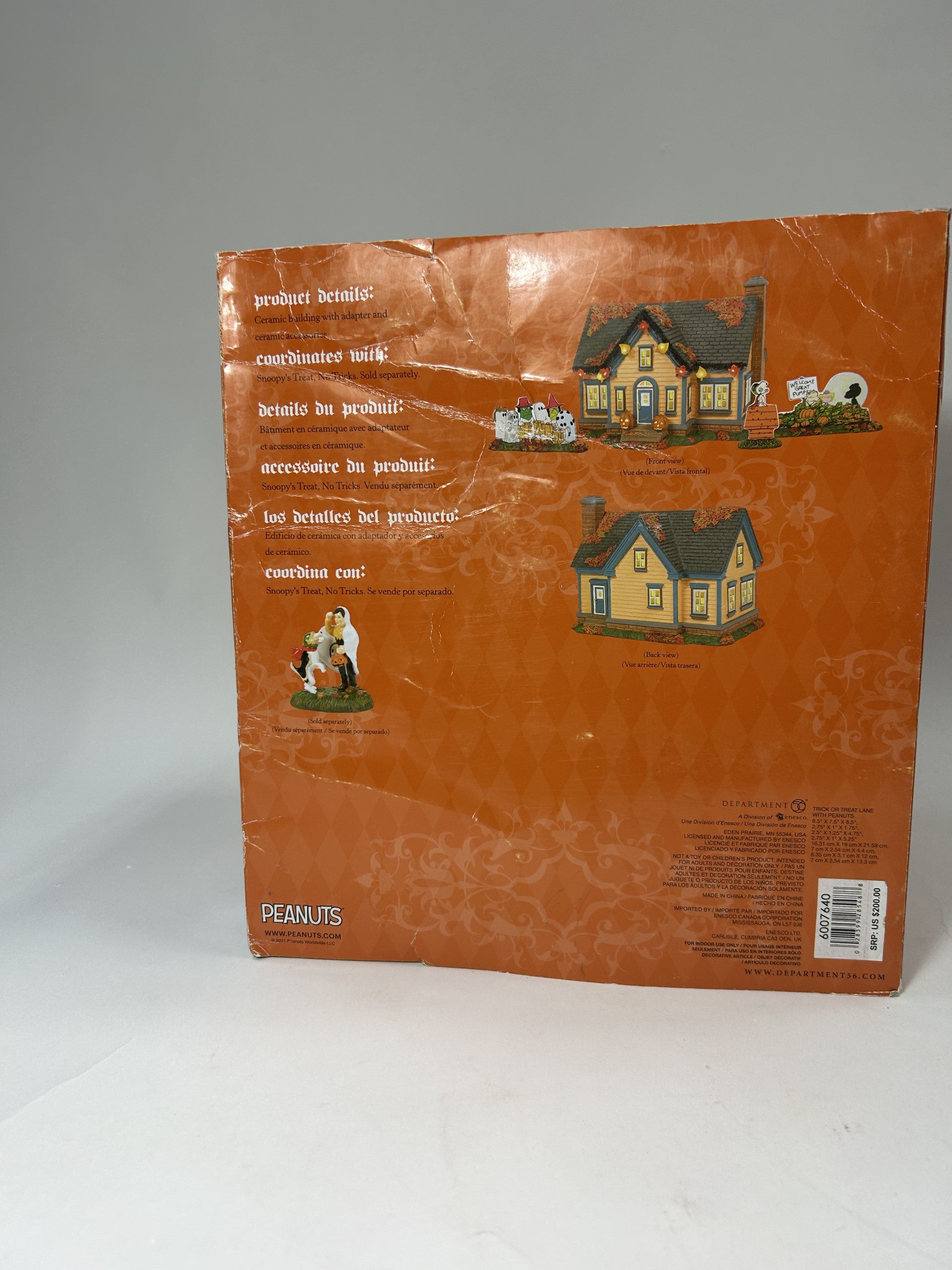 BOX DAMAGE - Trick or Treat Lane Peanuts - Country N More Gifts