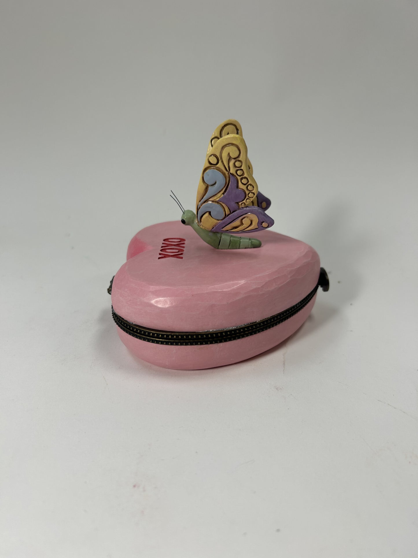 DAMAGED - Fluttering Treasures - Trinket Box Figurine - Country N More Gifts