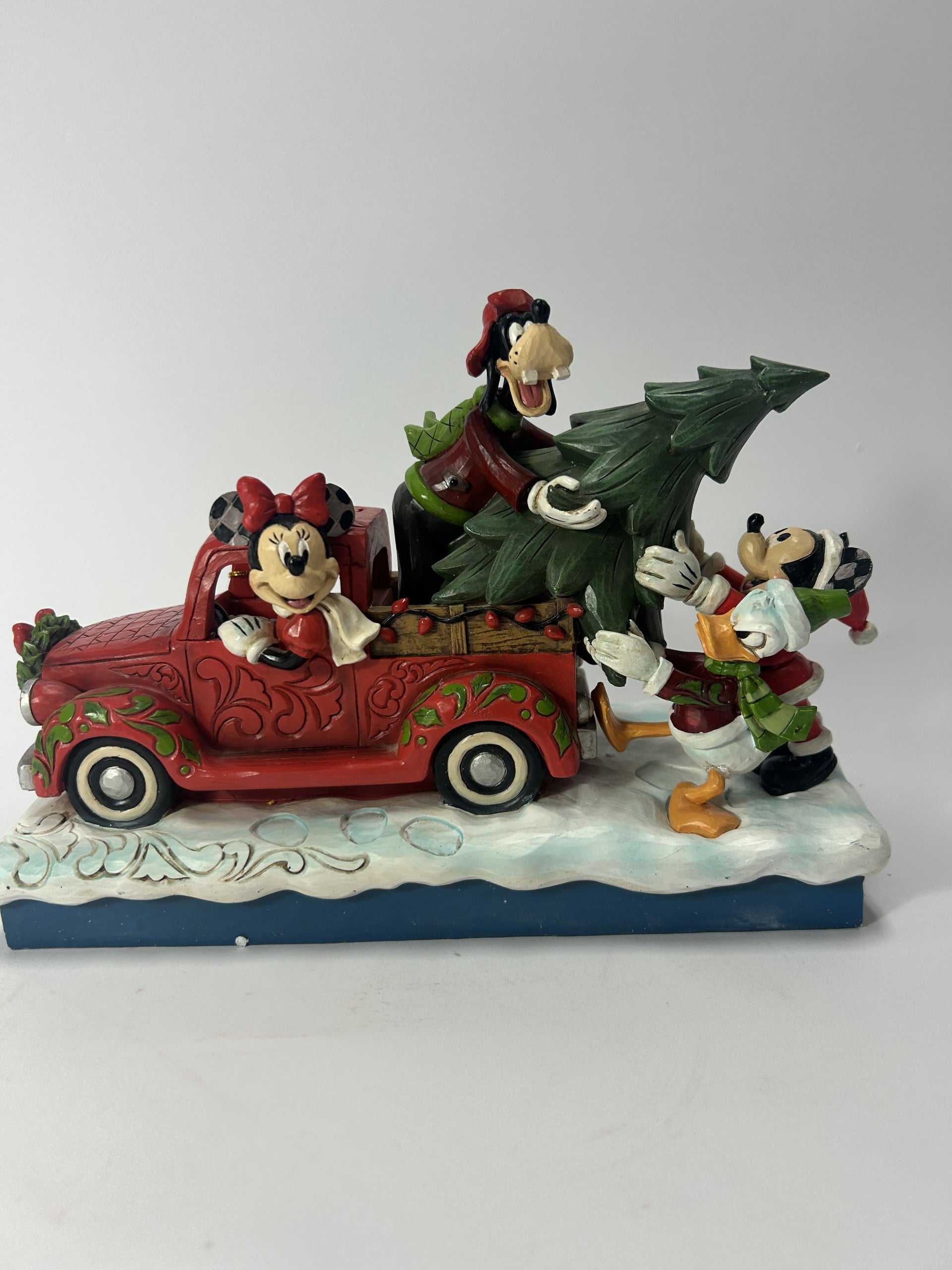 DAMAGED - Red Truck with Mickey and Friends - Country N More Gifts