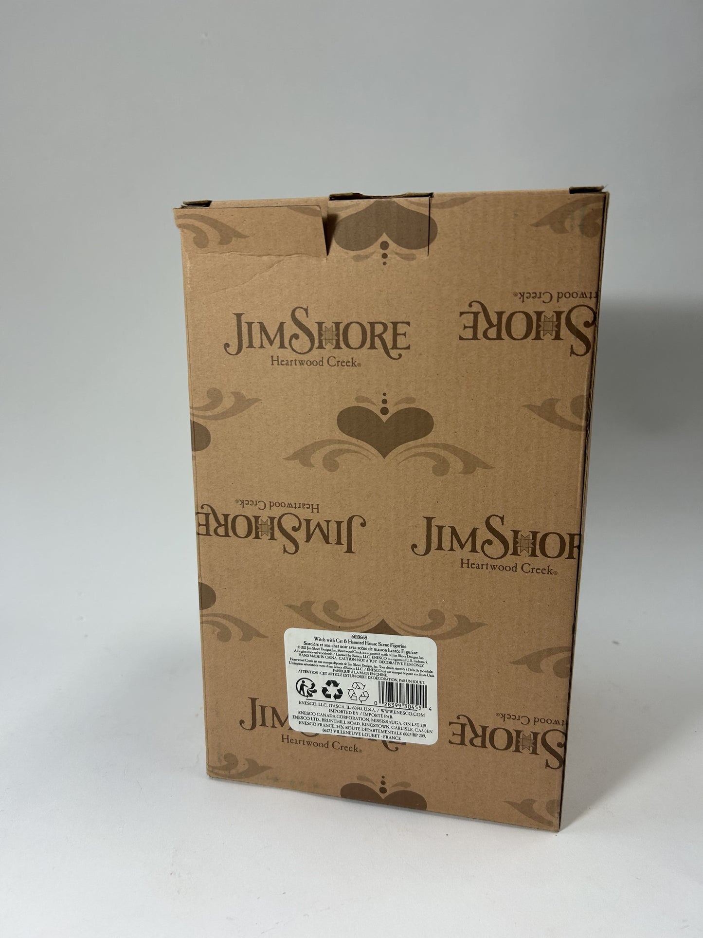 BOX DAMAGE - Magic by the Moonlight - Witch with Cat and Broom - Country N More Gifts