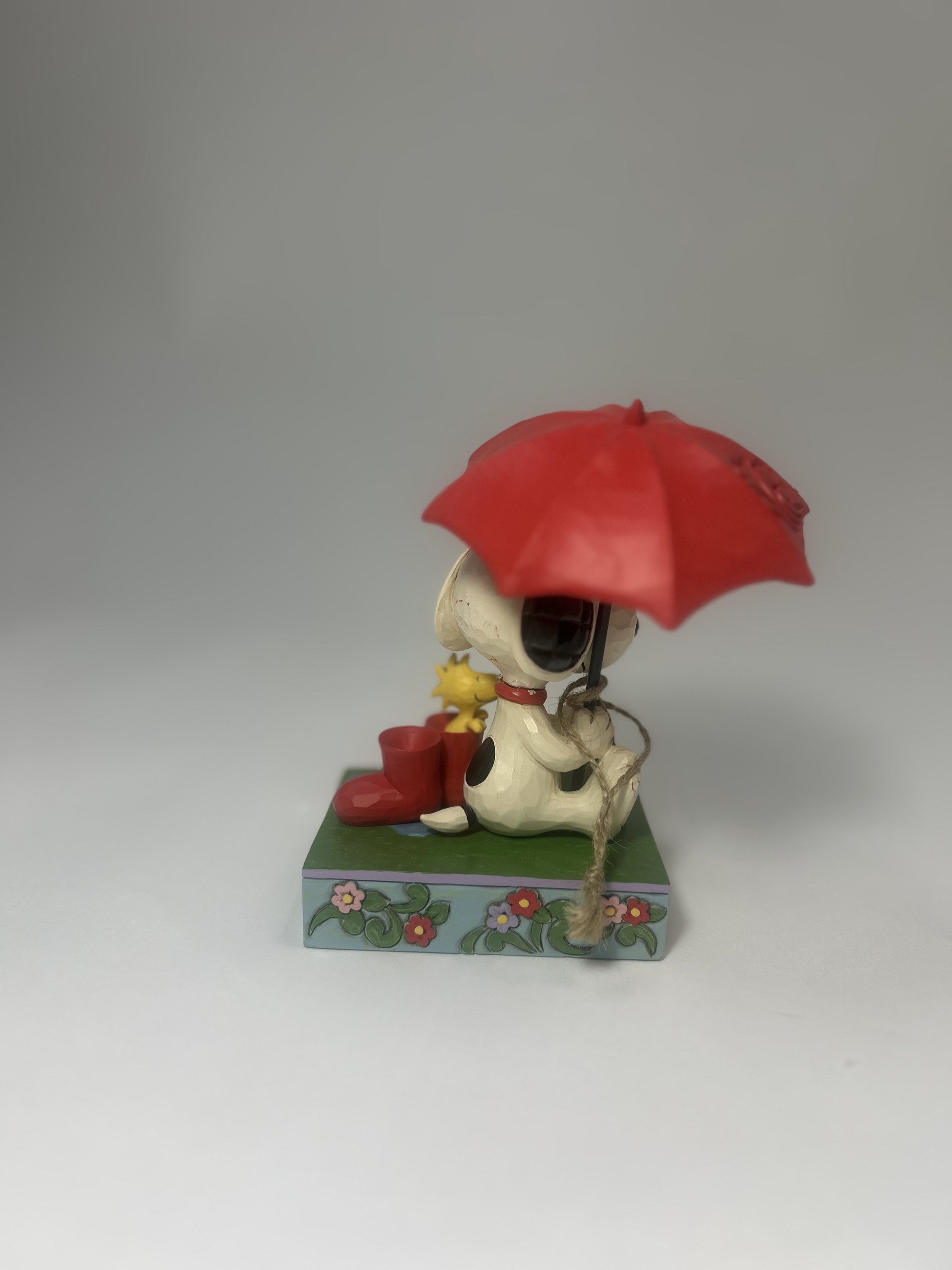 DAMAGED HAS BEEN FIXED- Just a Rainy Day - Snoopy Holding Umbrella - Country N More Gifts