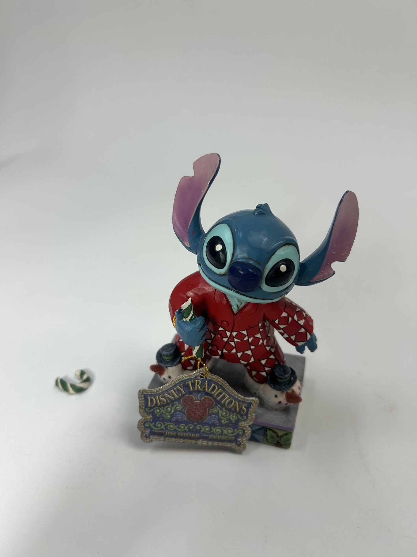 DAMAGED HAS BEEN FIXED - Christmas Morning - Stitch in Christmas Pajamas - Country N More Gifts