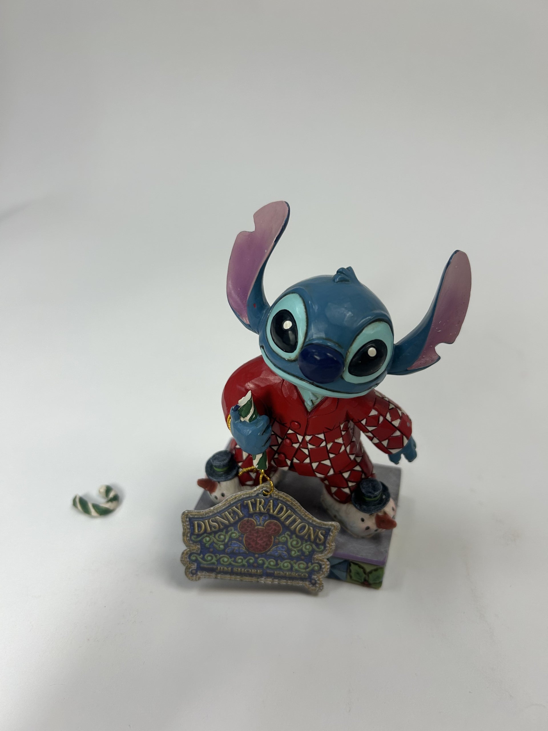 DAMAGED HAS BEEN FIXED - Christmas Morning - Stitch in Christmas Pajamas - Country N More Gifts