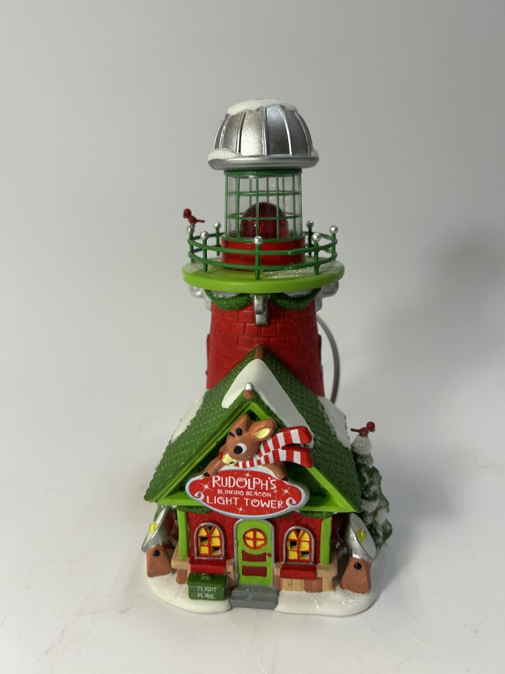 DAMAGED - Rudolph's Blinking Beacon - Country N More Gifts