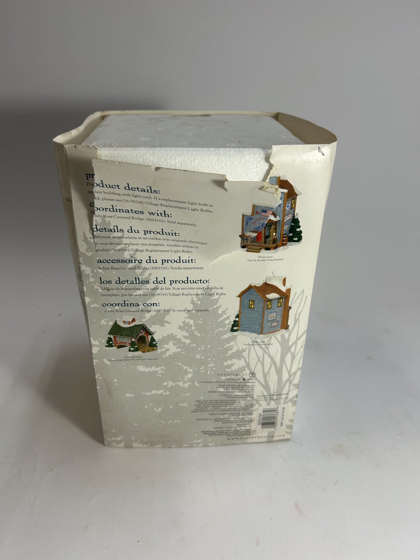 BOX DAMAGE - Coleman's Trading Post - Country N More Gifts