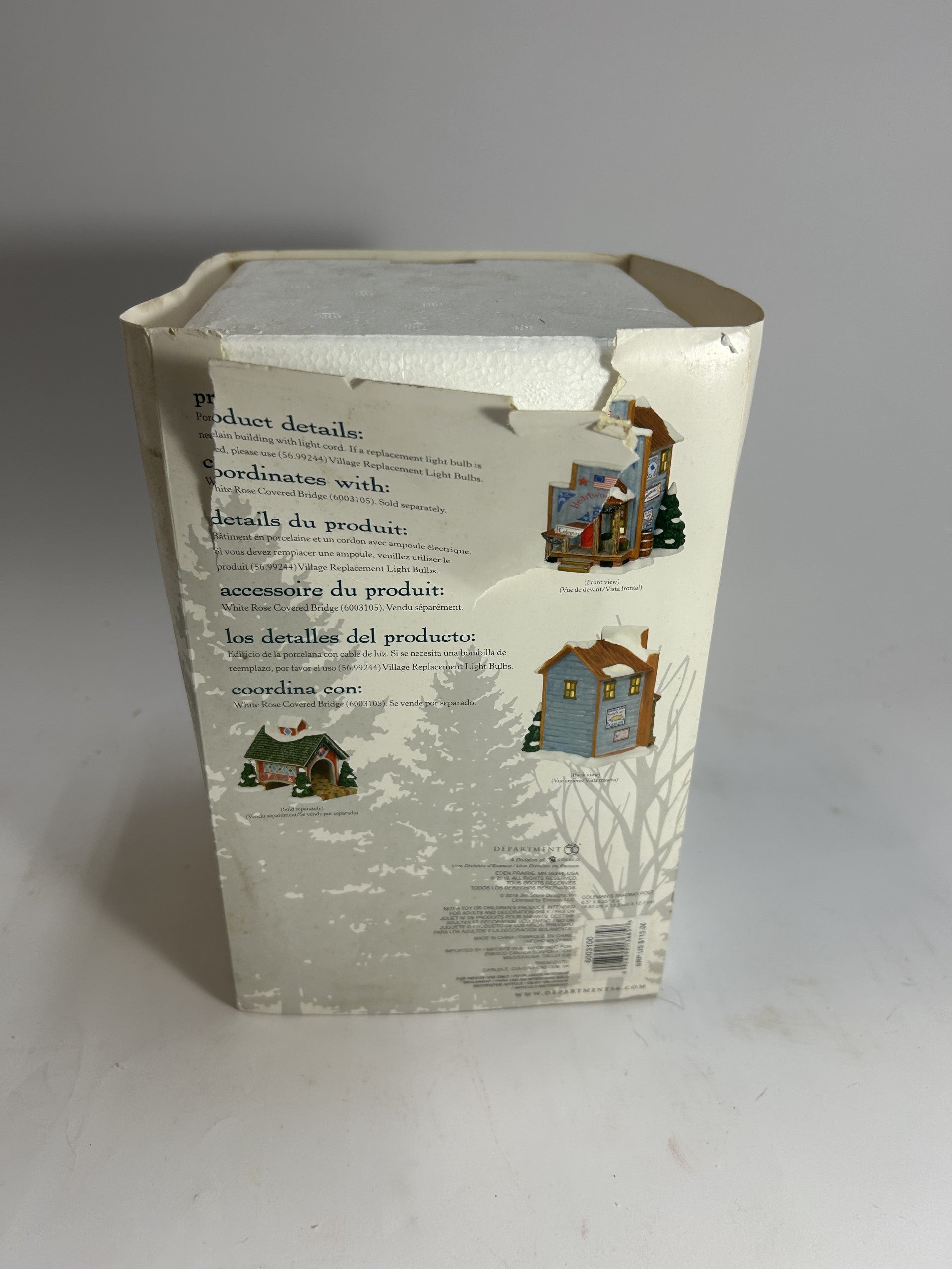 BOX DAMAGE - Coleman's Trading Post - Country N More Gifts