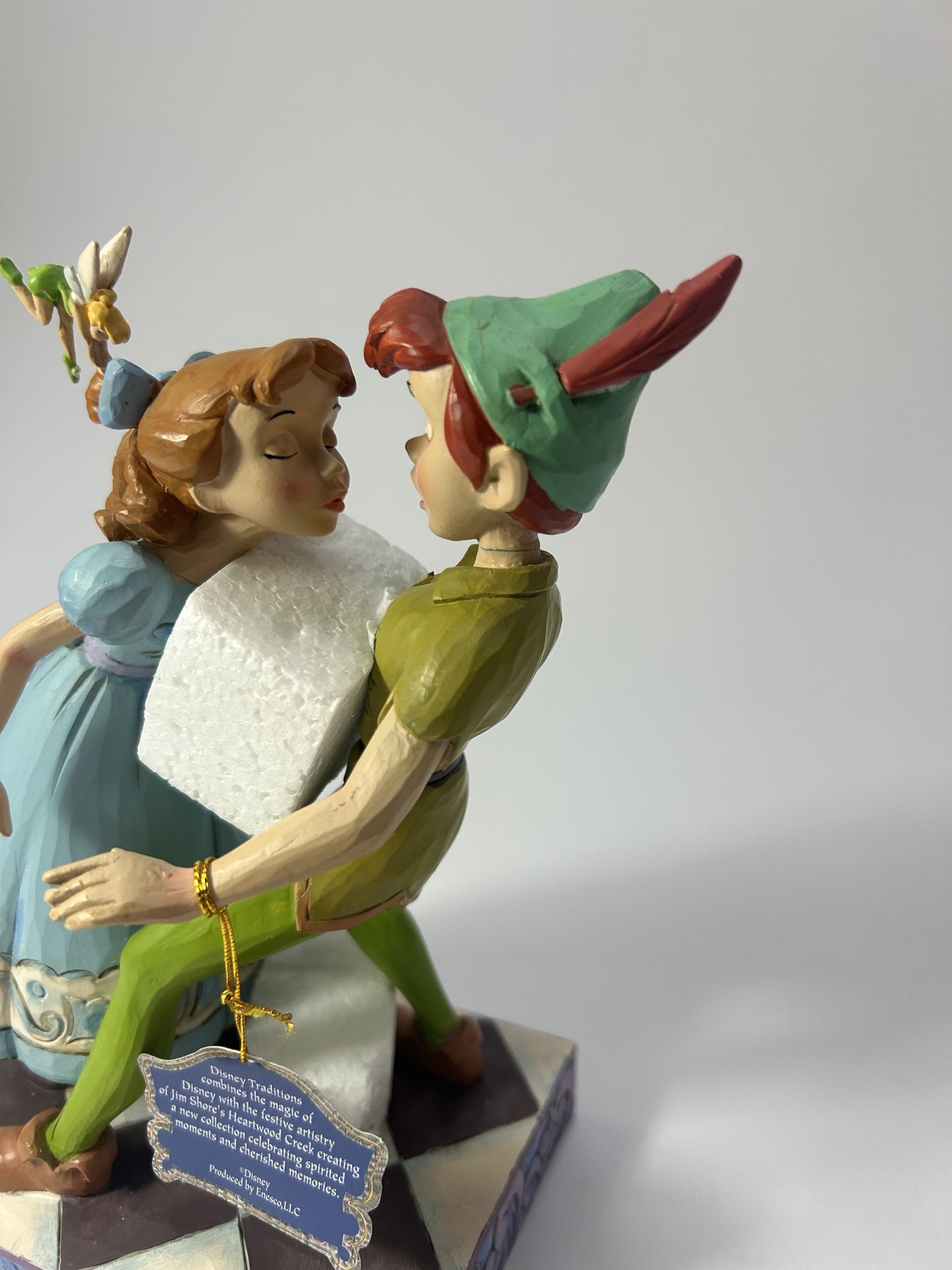 DAMAGED - An Unexpected Kiss - Peter Pan, Wendy & Tinker Bell - Country N More Gifts