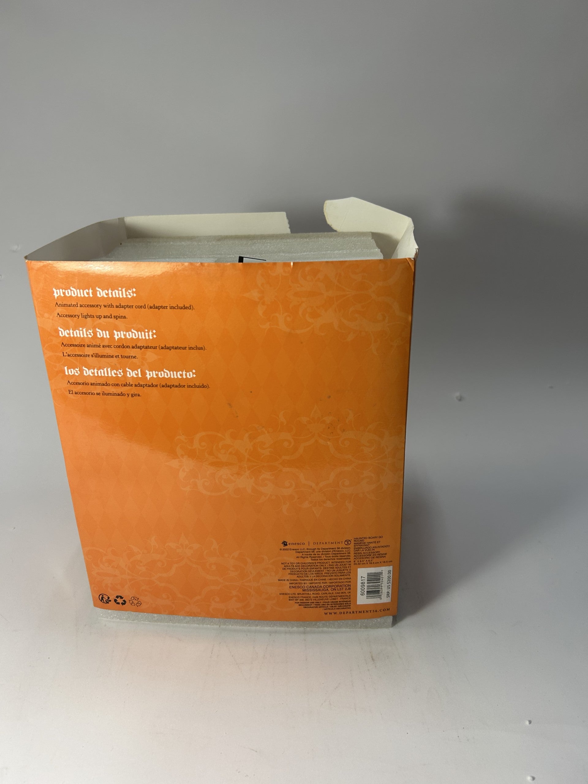 BOX DAMAGE - Haunted Scary Go Round - Country N More Gifts