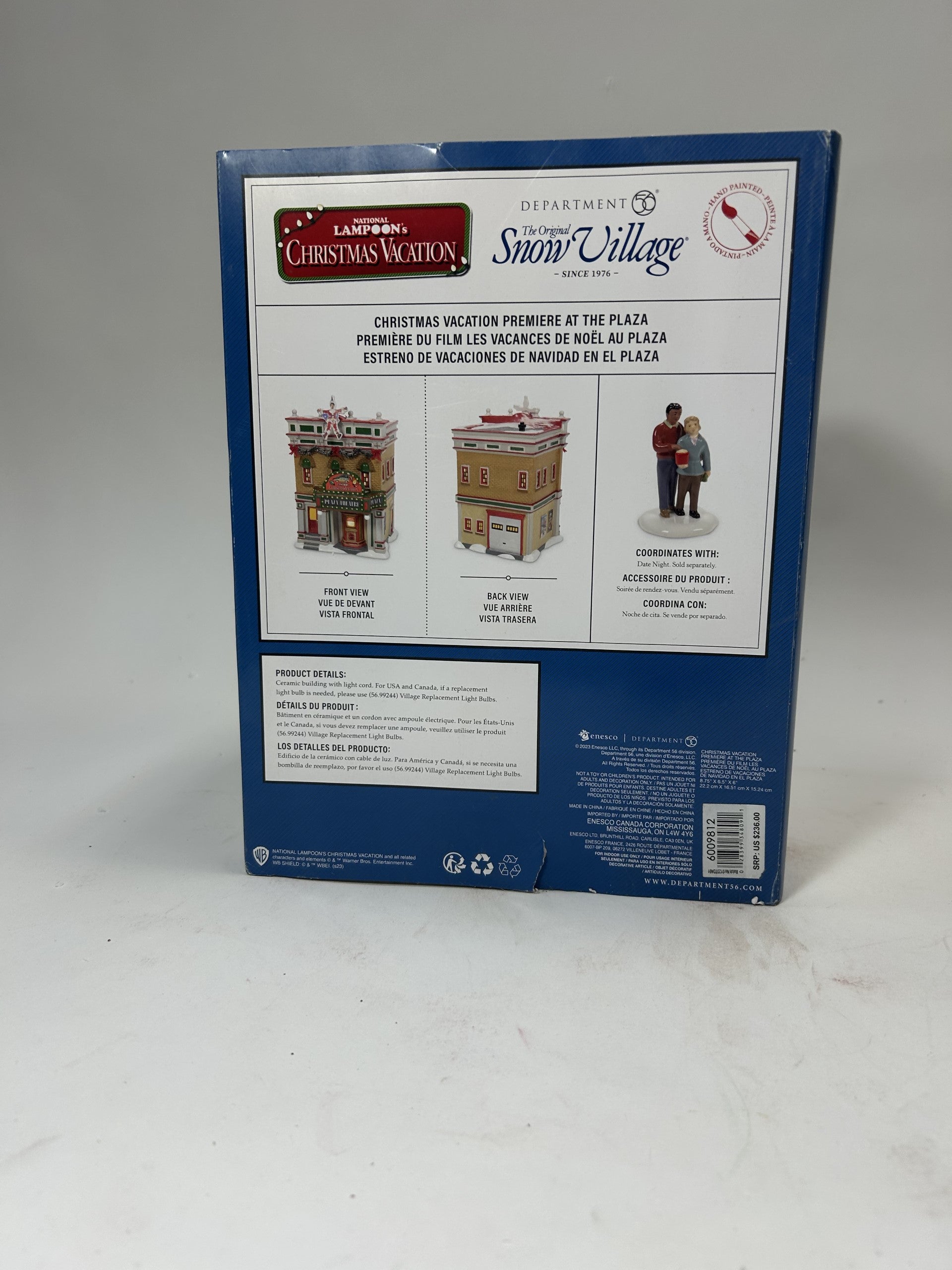 BOX DAMAGE - Premiere At The Plaza - Griswold National Lampoon - Country N More Gifts