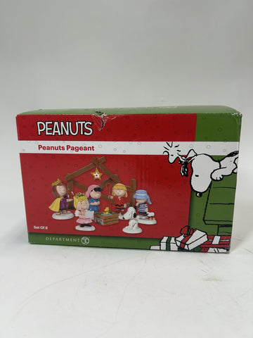 *BOX DAMAGE* Peanuts Pageant, Set Of 8