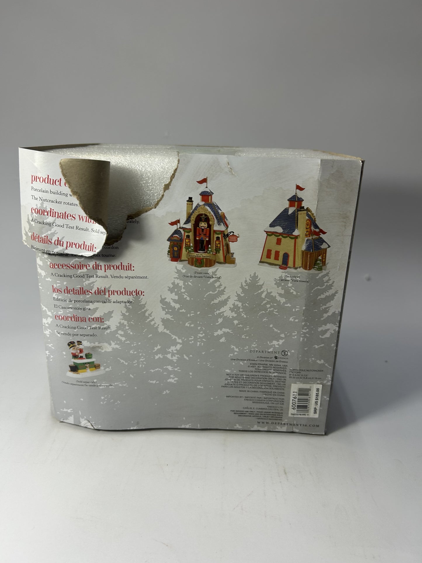 BOX DAMAGE - North Pole Nutcracker Factory - Country N More Gifts