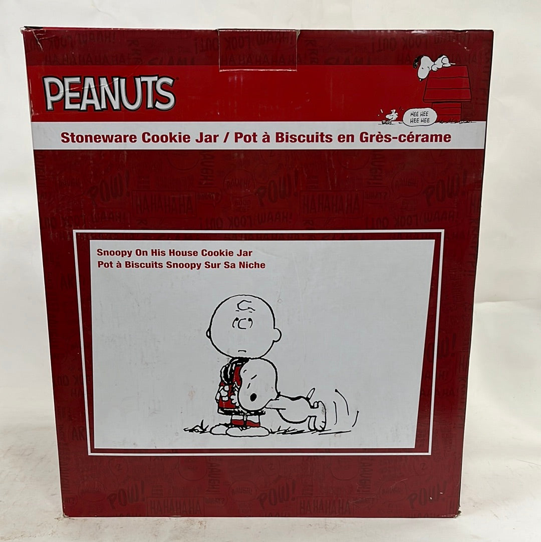 Snoopy On His House Cookie Jar - DEFECT  - Country N More Gifts