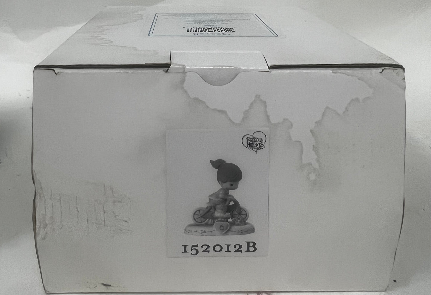 06 Age Six Brunette - Girl On Bicycle Age 6 - BOX DAMAGE  - Country N More Gifts