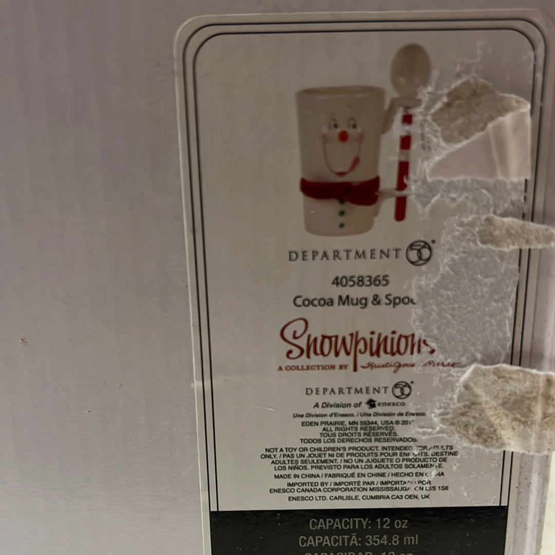 Cocoa Mug & Spoon - BOX DAMAGE  - Country N More Gifts