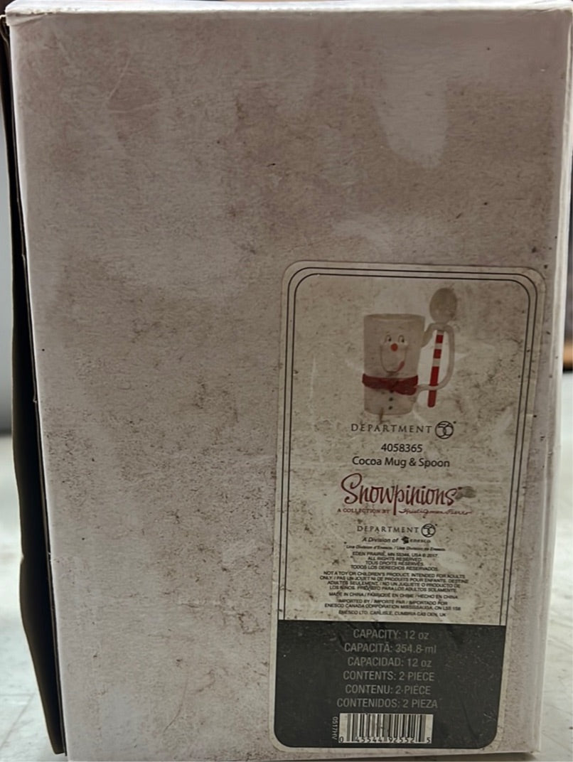 Cocoa Mug & Spoon - BOX DAMAGE  - Country N More Gifts