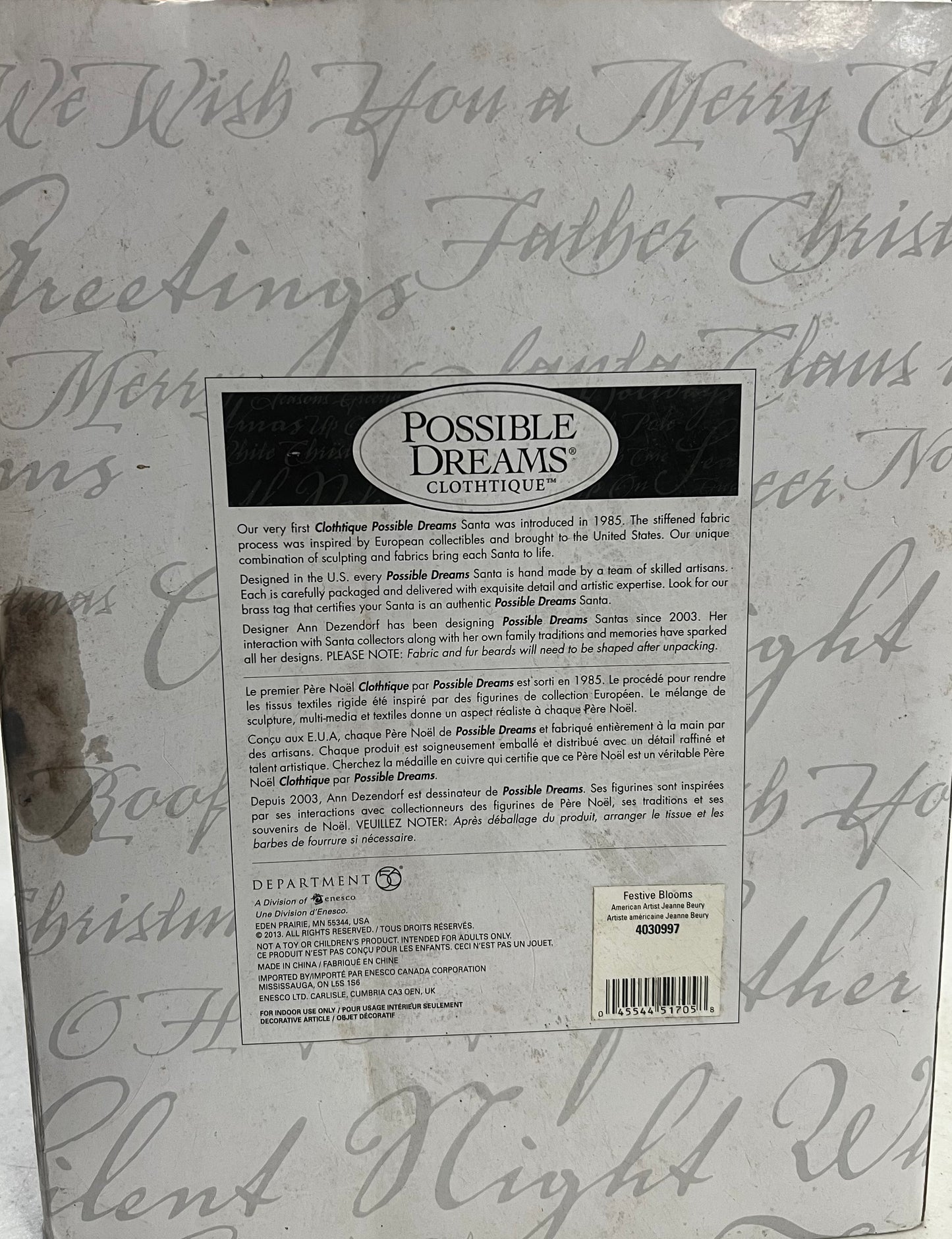 Possible Dreams Naughty And Naughty - BOX DAMAGE  - Country N More Gifts