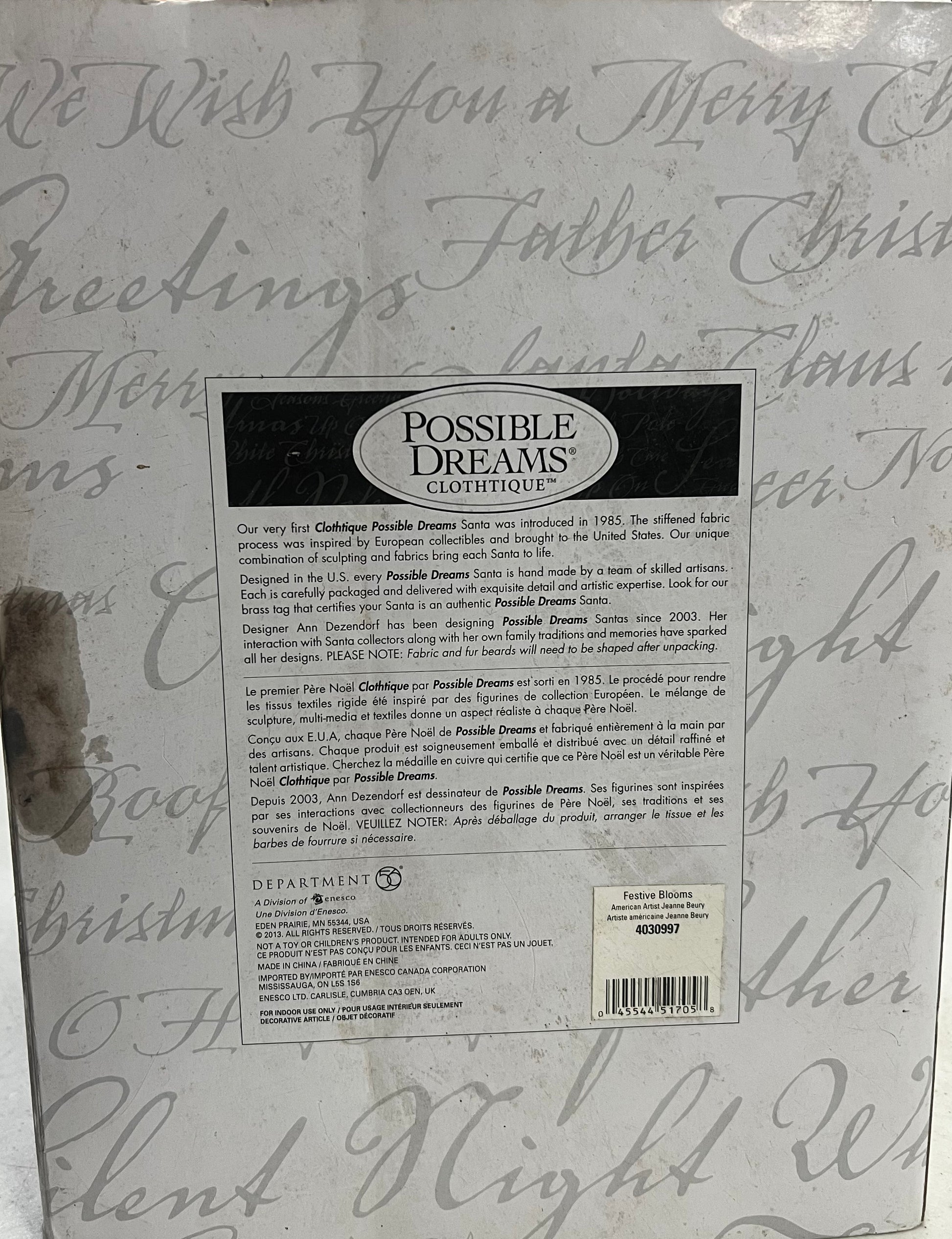 Possible Dreams Naughty And Naughty - BOX DAMAGE  - Country N More Gifts