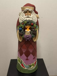 Santa With Wreath 26 Inch