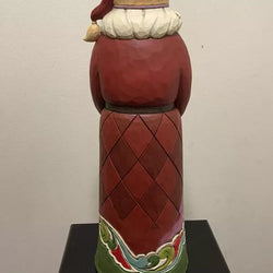 Santa With Wreath 26 Inch - Country N More Gifts