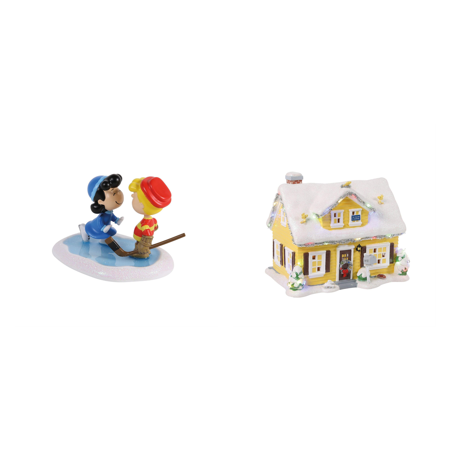 All New For 2026 Peanuts Village Lit Buildings And Accessories Bundle - Country N More Gifts