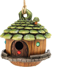 Enchanted Garden Guardians Acorn Birdhouse 9"