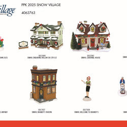 All New For 2025 Snow Village Lit Buildings And Accessories - Country N More Gifts