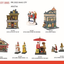 All New For 2025 Christmas In The City Village Lit Buildings And Accessories - Country N More Gifts