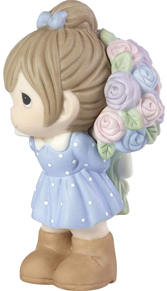 Love You Bunches, Mom!, Bisque Porcelain Figurine, Girl  - Country N More Gifts
