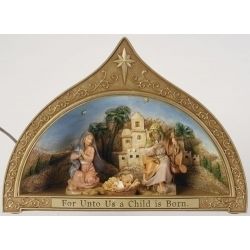 3 Piece Lit LED Stable Vignette  - Country N More Gifts