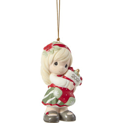 You Fill Me With Christmas Cheer Dated Girl Ornament  - Country N More Gifts