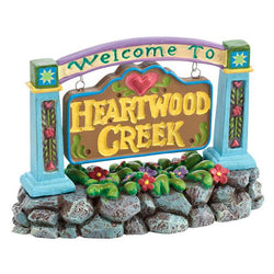 Welcome To Heartwood Creek Sign  - Country N More Gifts