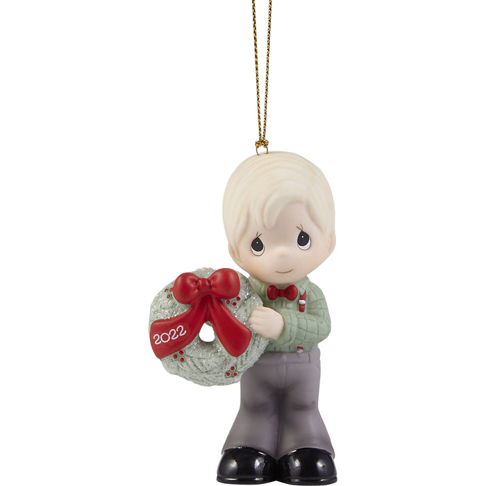 May Your Christmas Wishes Come True 2022 Dated Boy Ornament