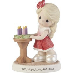 Wishing You Faith, Hope, Love, And Peace Figurine  - Country N More Gifts