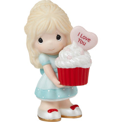 You Bake Me Happy Blonde Girl holding cupcake  - Country N More Gifts