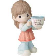 Mom, You're Amazing Brunette Girl - Girl holding Coffee