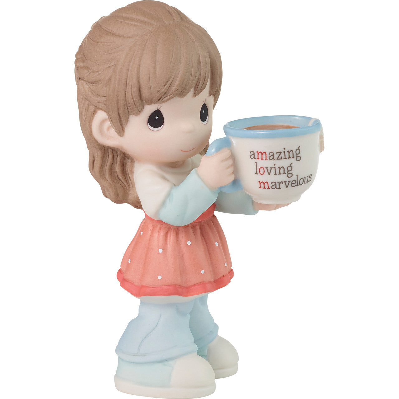 Mom, You're Amazing Brunette Girl - Girl holding Coffee  - Country N More Gifts