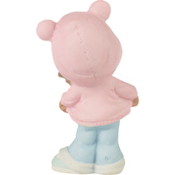 My Grandma Spoils Me Brunette Hair/Medium Skin Girl Figurine  - Country N More Gifts