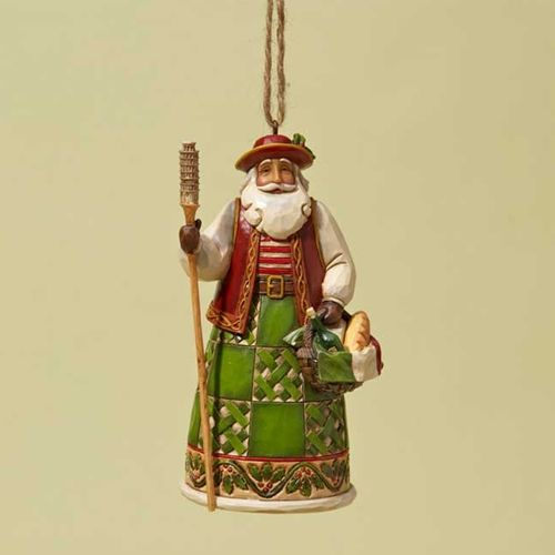 Italian Santa Hanging Ornament  - Country N More Gifts