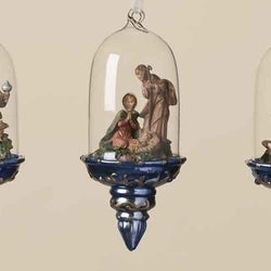 Glass Ornaments Set of 3  - Country N More Gifts