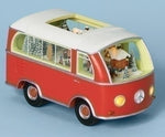 Musical Van With Peace Sign  - Country N More Gifts