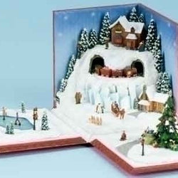 Musical Winter Scene Foldout  - Country N More Gifts