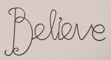 Believe Wall Word  - Country N More Gifts