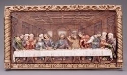 11.5 Inch Last Supper Large Plaque  - Country N More Gifts