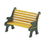 FBA - Village Wrought Iron Park Bench - Country N More Gifts