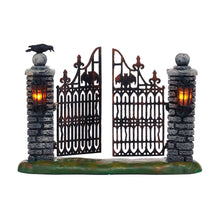 BOX DAMAGE - Spooky Wrought Iron Gate