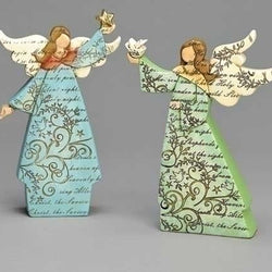 Star Angel Dove Wordscript 2 Piece Set  - Country N More Gifts