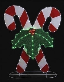 Candy Cane Yard Art