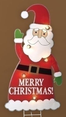Santa Stake Yard Art