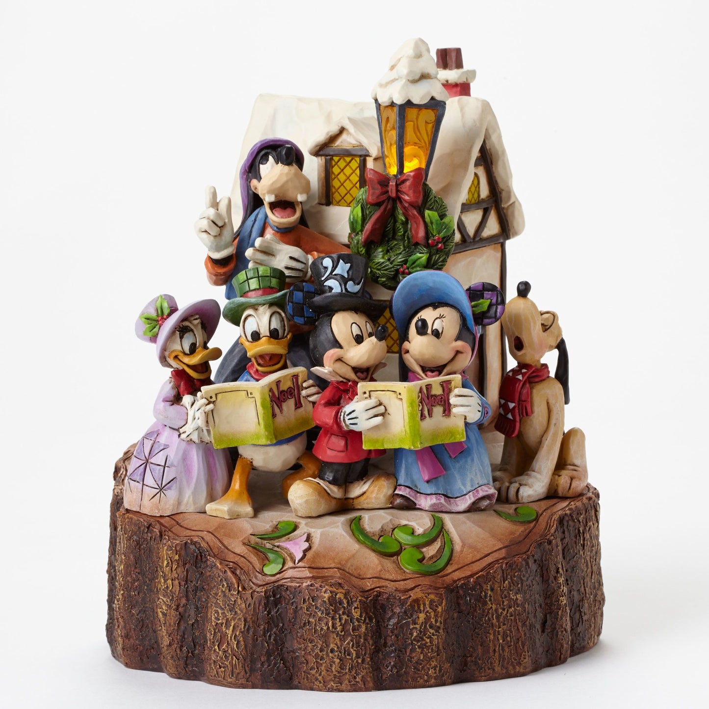 BOX DAMAGE - Holiday Harmony - Caroling Carved By Heart - Country N More Gifts